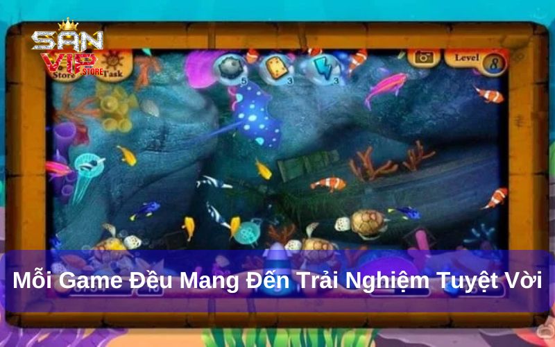 JDB Bắn Cá - Thế Giới Bắn Cá Đầy Màu Sắc Tại Sanvip 3 Mỗi game bắn cá đều mang lại trải nghiệm hấp dẫn