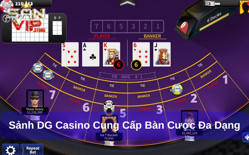 DG Casino - Nhà Phát Hành Casino Hiện Đại Bậc Nhất 2025 3 Bàn cược minh bạch tại DG Casino